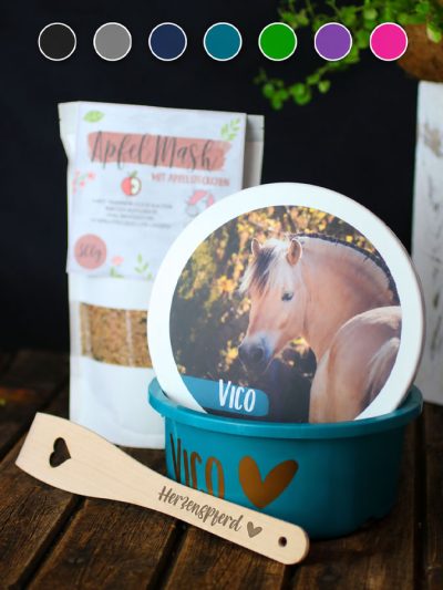 Futterschüssel Pferd Geschenkeset Mash Foto