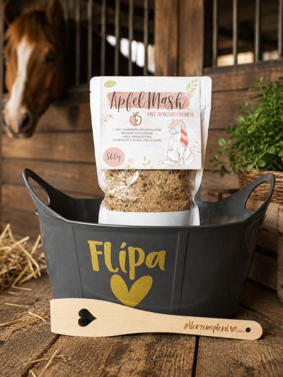 Flexischüssel Futterschüssel Pferd Geschenkebundle Mash