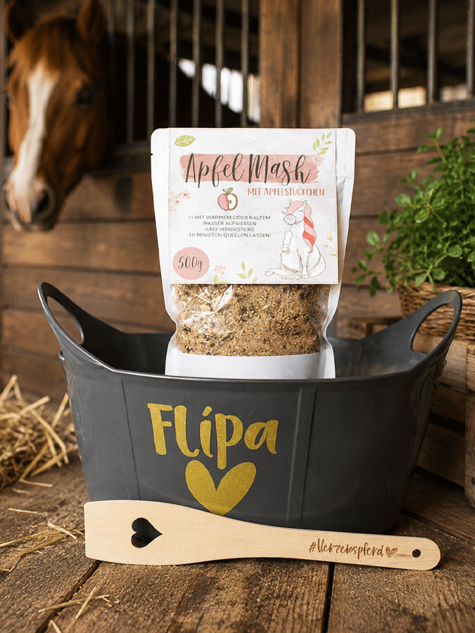 Flexischüssel Futterschüssel Pferd Geschenkebundle Mash